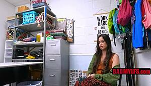 Activist Angelina Moon Punished Hard by Officer Mike Mancini