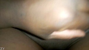 Bold ebony amateur deepthroats big cock in homemade scene