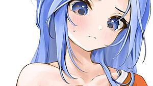 Minah Blackmails You in Hentai JOI with Sneakers and Socks