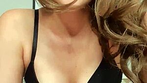 Gweenblack guides jerk off with her natural tits 😏 Hot Brazilian milf instructions.