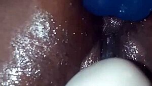 Oiled ass gets pounded in intense anal assfucking and masturbation scene