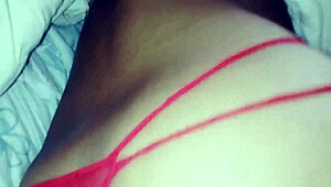 Look At My Wife In Her Red Thong! She's So Hot