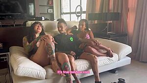 Croatian brunette swinger takes cum in mouth after pool foursome