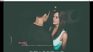 In this game, I'm giving daddy a handjob and blowjob, then riding his ass to creampie 😏