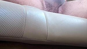 another backseat cum swallow with blonde petite orgasm