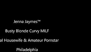 jenna jaymes handles a massive dick with skill. her curvy blonde charm shines in 1080p!