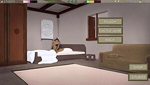 i can't stop watching this anime maid with her giant milky boobs lactating all over the place, it's driving me crazy with desire