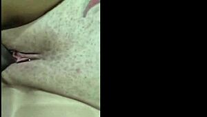 Old wife cheats on cuckold with boss, giving oral and cumshot