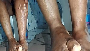 cyndy blackslave, want to see my shaved pussy while washing feet closeup?