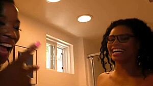 mya mays and millie stone share huge white cock