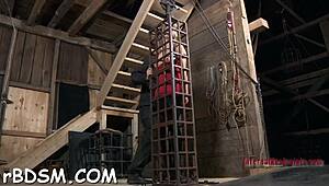 bound up chicks sexy twat is being t viciously