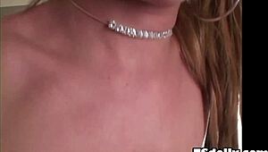 booty tranny sabrina b teases with a monster cock and toys in solo play.