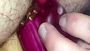 Double Anal Penetration Starting with a Wild Dildo Twist
