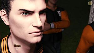 Chick Throws Dildos At Jocks In Hentai Sex Scene