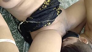 Real couple tries DP at home 😍