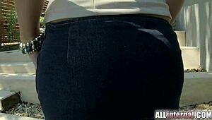 All Internal delivers a massive creampie deep in her quivering European pussy after hardcore action