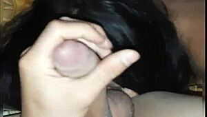 When my boyfriend leaves me alone, I give blowjobs for cash