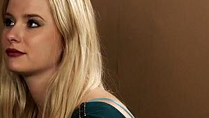 Portuguese Blonde Gives Sloppy Blowjob At Work