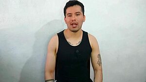 I am a 21-year-old twink giving oral to my best friend's uncle's huge thick cock