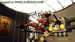 extreme sex in restraints! big tits beauty likes to be fucked hard in bdsm!