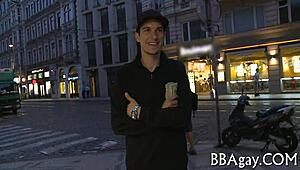 mind-blowing pov blowjob with gay dudes sucking cock