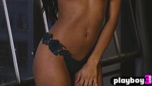 sexy teen fatima kojima poses in hot lingerie, flaunting her perfect body