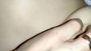 just messing around with my wife's tight ass, fingering her deep before some wild anal action. gotta love those milf curves!