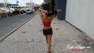 Hey Cassiana, want to play with my big tits after gym?