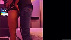 Karlita Hotwife Sucks Cock While Husband Watches