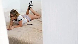 Mouth filled with cum teen 18+ stepsis in doggystyle pov