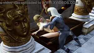 In Adventures of Nulle, episode 4, are you ready to fuck the queen?