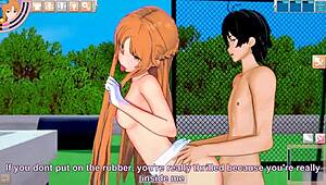 Explore The Anime Game Koikatu With Asuna And Sao Characters