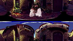 surprised menage a trois with alison rey and luna rival in hardcore doggystyle 😲