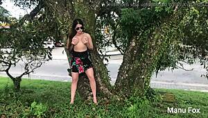 Manu Fox Caught Naked Masturbating On Train Tracks