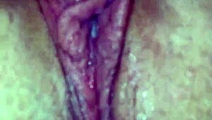 My girl pleasures herself with my help