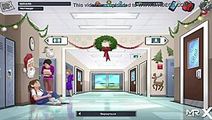 in summertime saga, watch this babe take a very deep throat, anime style?