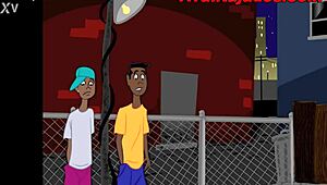 Gay Cartoon Hero with a Massive Booty - Wow!