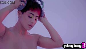 Amazing Latina Teen Mia Valentine Poses, Undresses, and Shows Big Ass