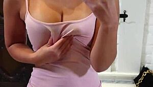 Mia Piper Masturbates In Front Of Mirror With Clothes Ripped