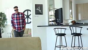 jessie young 18+ teases with skinny body before bent over doggystyle fucking