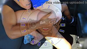 Ella enjoys a ride in the truck