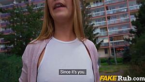 damn, picking up slutty teens alexis crystal and lexi dona for cash!