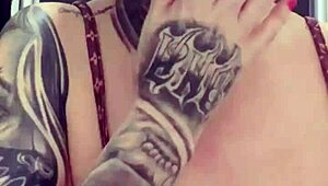 I got all wet on the gym stairs, ran to the bathroom to dry my dripping pussy and natural tits in sheer clothes!