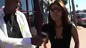 black guy gets blowjob from african girl in interracial porno