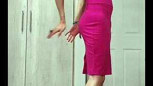 wow, sofia natalia colin cums hard in pink shemale action