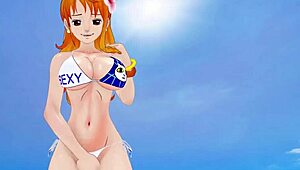 Nami tests you to join the Straw Hat Pirates with JOI!
