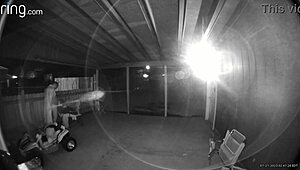 Wife caught sucking monster cock on back porch. Fucking hard and taking hot cream pie