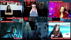 Horny Goth Judge Jane Dominates Monster in University Roleplay!