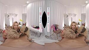 Sarah Jessie Takes Friends Caitlin And Victoria To Dressing Room For Lingerie Try