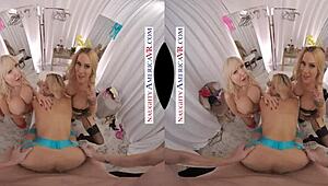 Sarah Jessie Takes Friends Caitlin And Victoria To Dressing Room For Lingerie Try